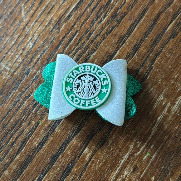 Starbucks bow coffee straw topper - Picture 1 of 2
